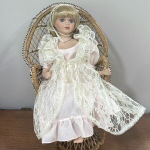 Goldenvale collection porcelain doll.